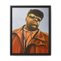 "Biggie"Matte Canvas, Framed (Multi-color)